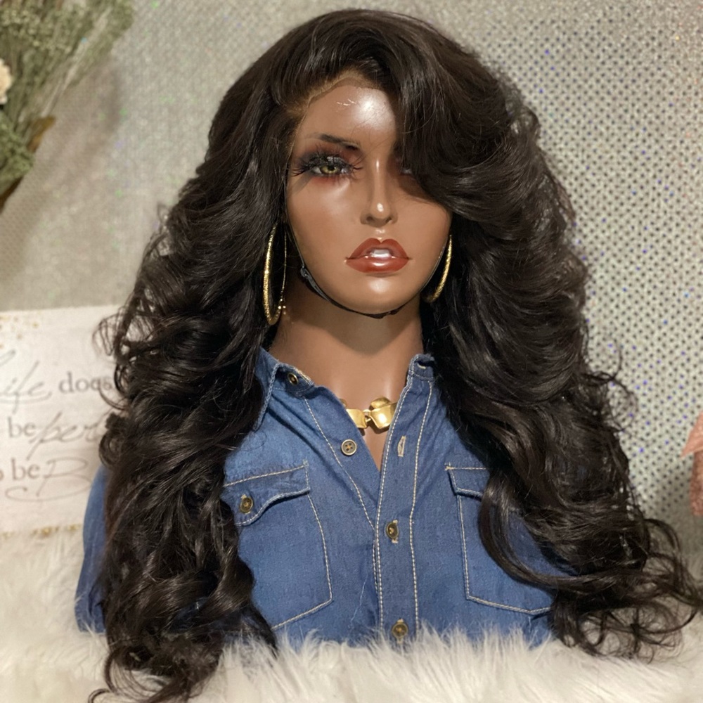 🌹New 26” Ashanti 13X4 Lace Frontal Customized 100% Brazilian Human Hair Wig🌹